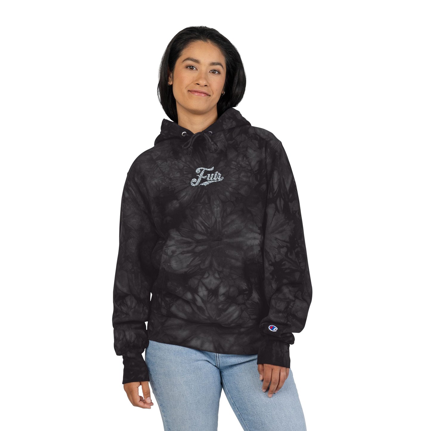 Future Tie Die Embroidered Hoodie