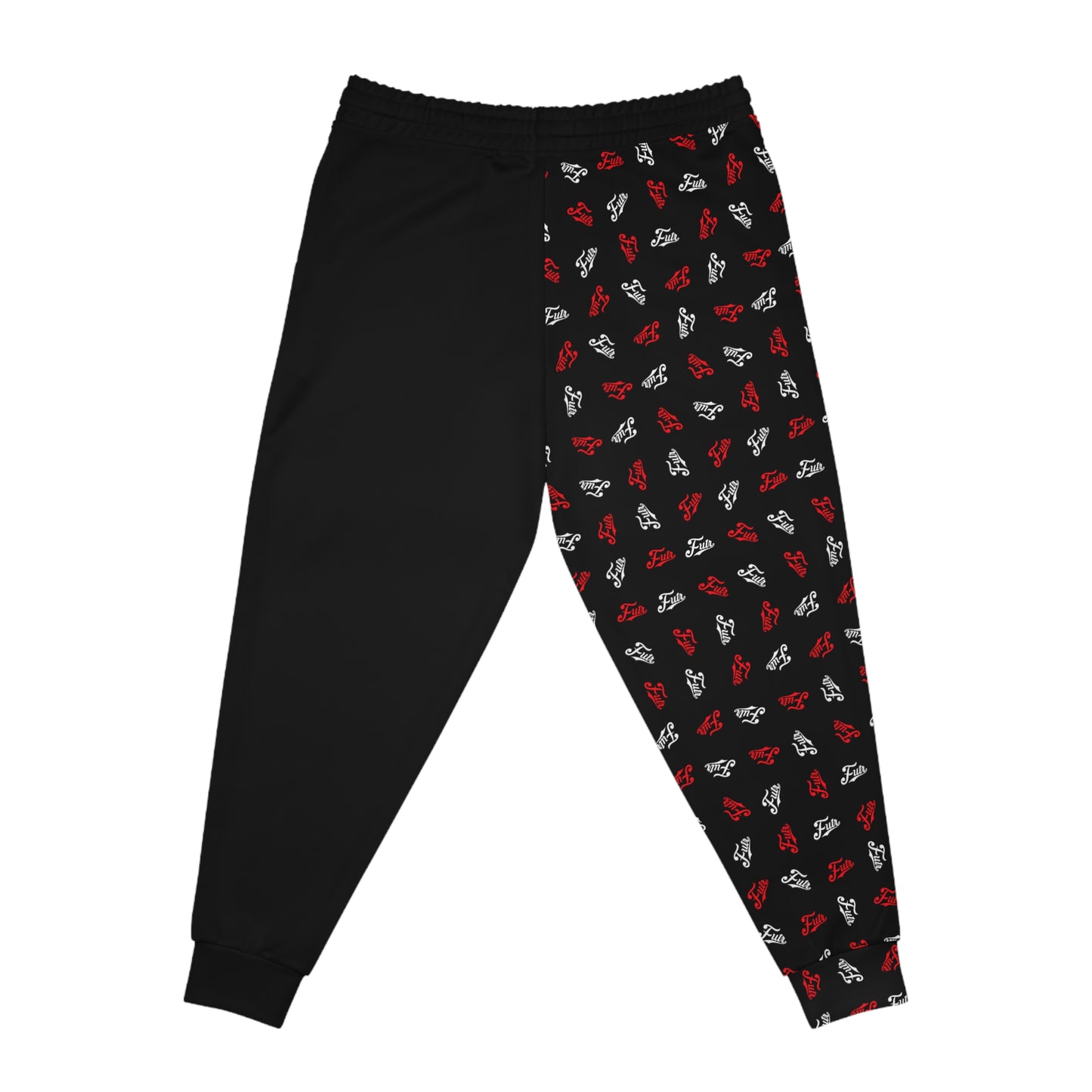 Black Print Joggers