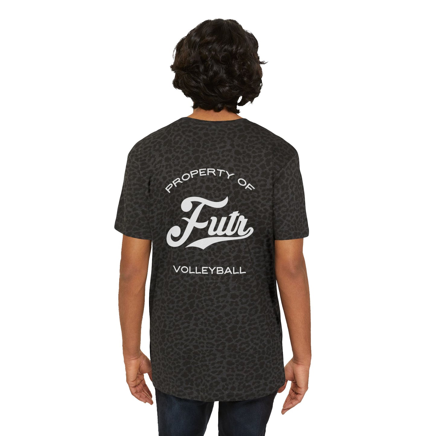Futr Volleyball Tee — Black Leopard