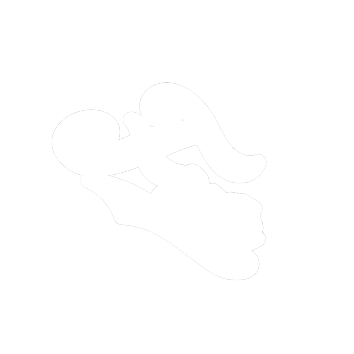Future Logo Volleyball Kiss-Cut Sticker