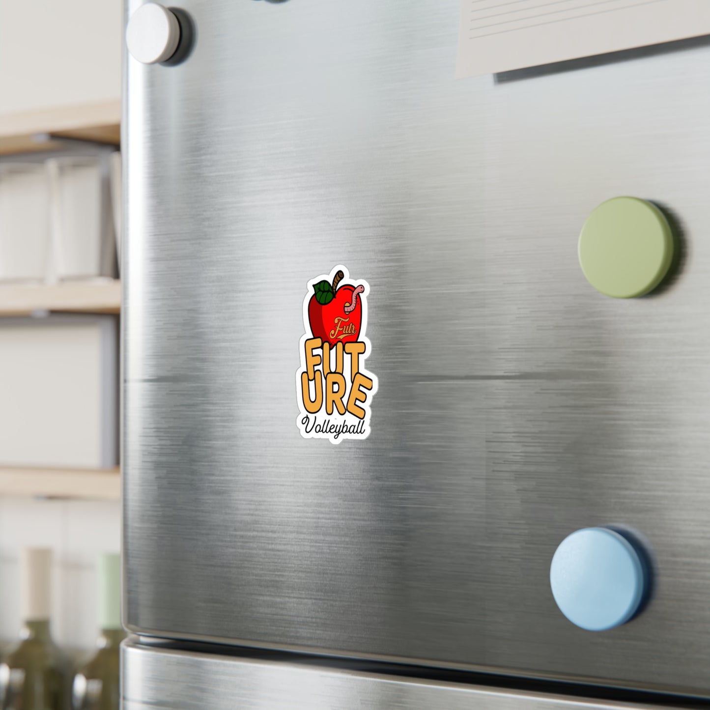 Future Apple Kiss-Cut Vinyl Sticker