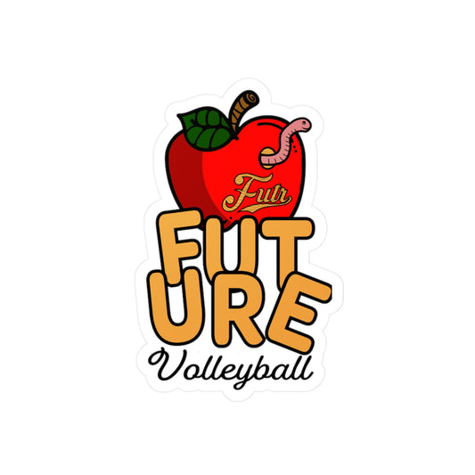 Future Apple Kiss-Cut Vinyl Sticker