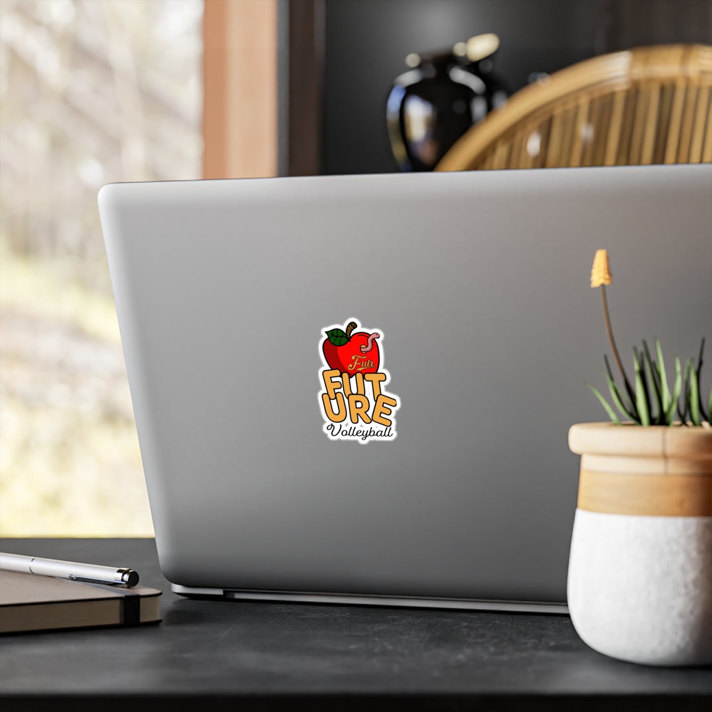 Future Apple Kiss-Cut Vinyl Sticker