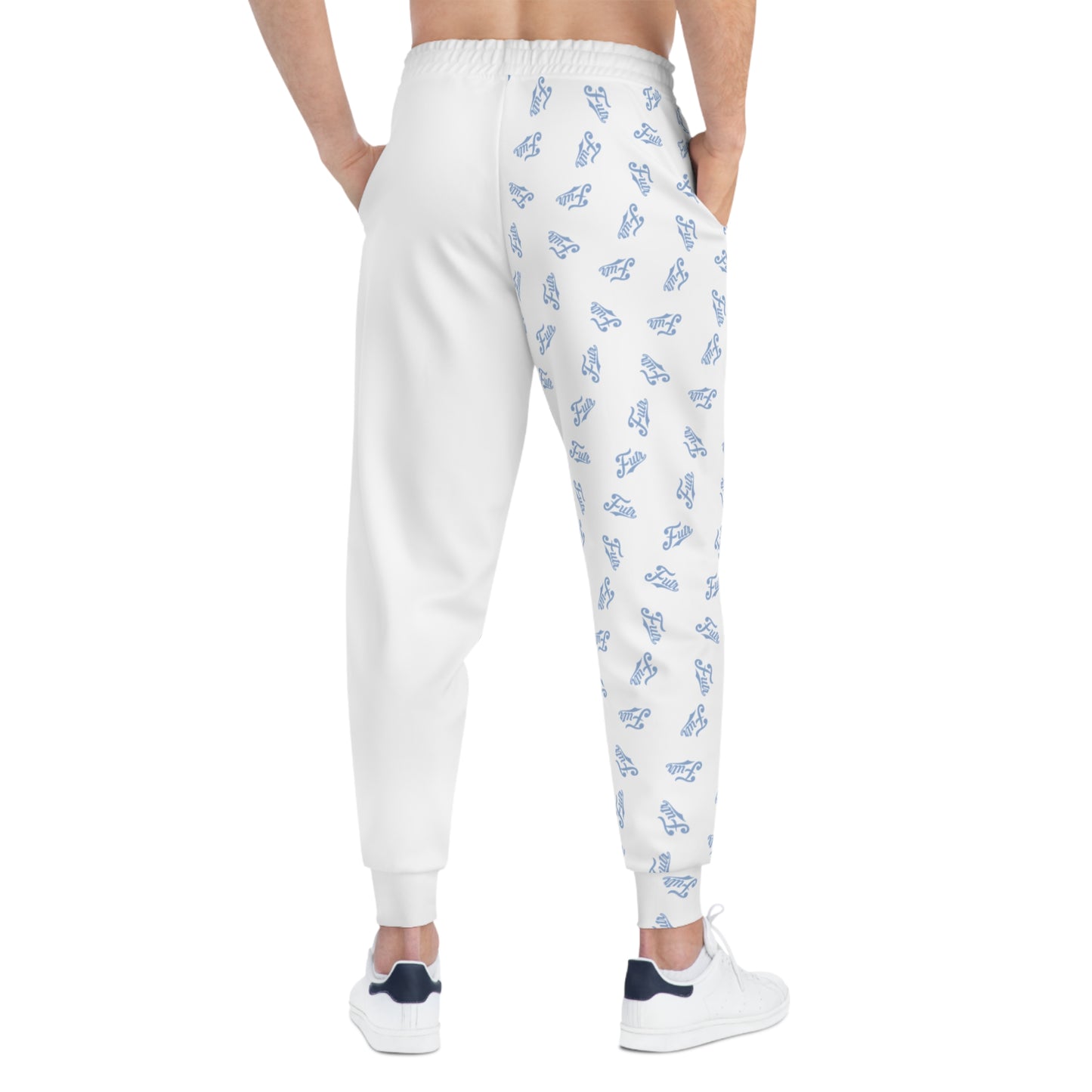 Light Blue Print Joggers