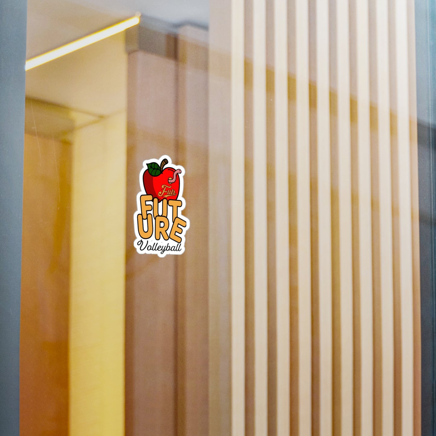 Future Apple Kiss-Cut Vinyl Sticker