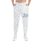 Light Blue Print Joggers