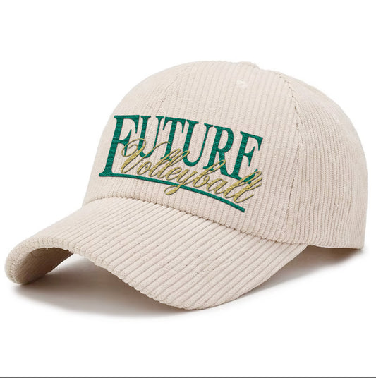 Cream Corduroy Future Volleyball Hat